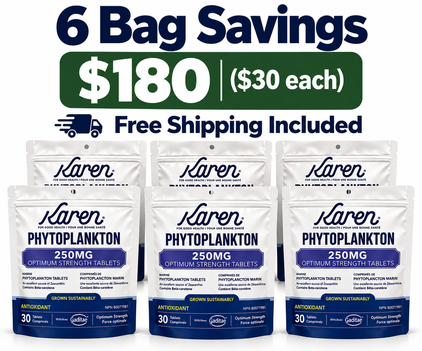 Karen Phytoplankton - 250mg Optimum Tablet
